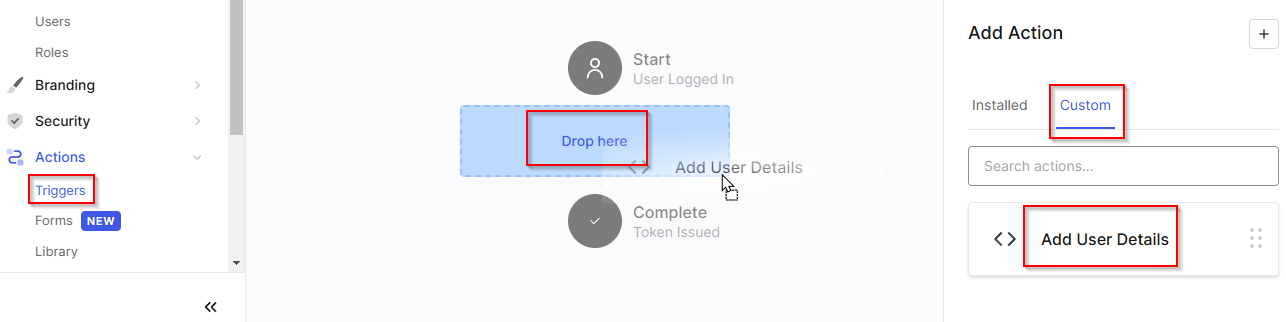 Add post-login trigger