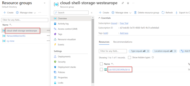 Azure Cloud storage!